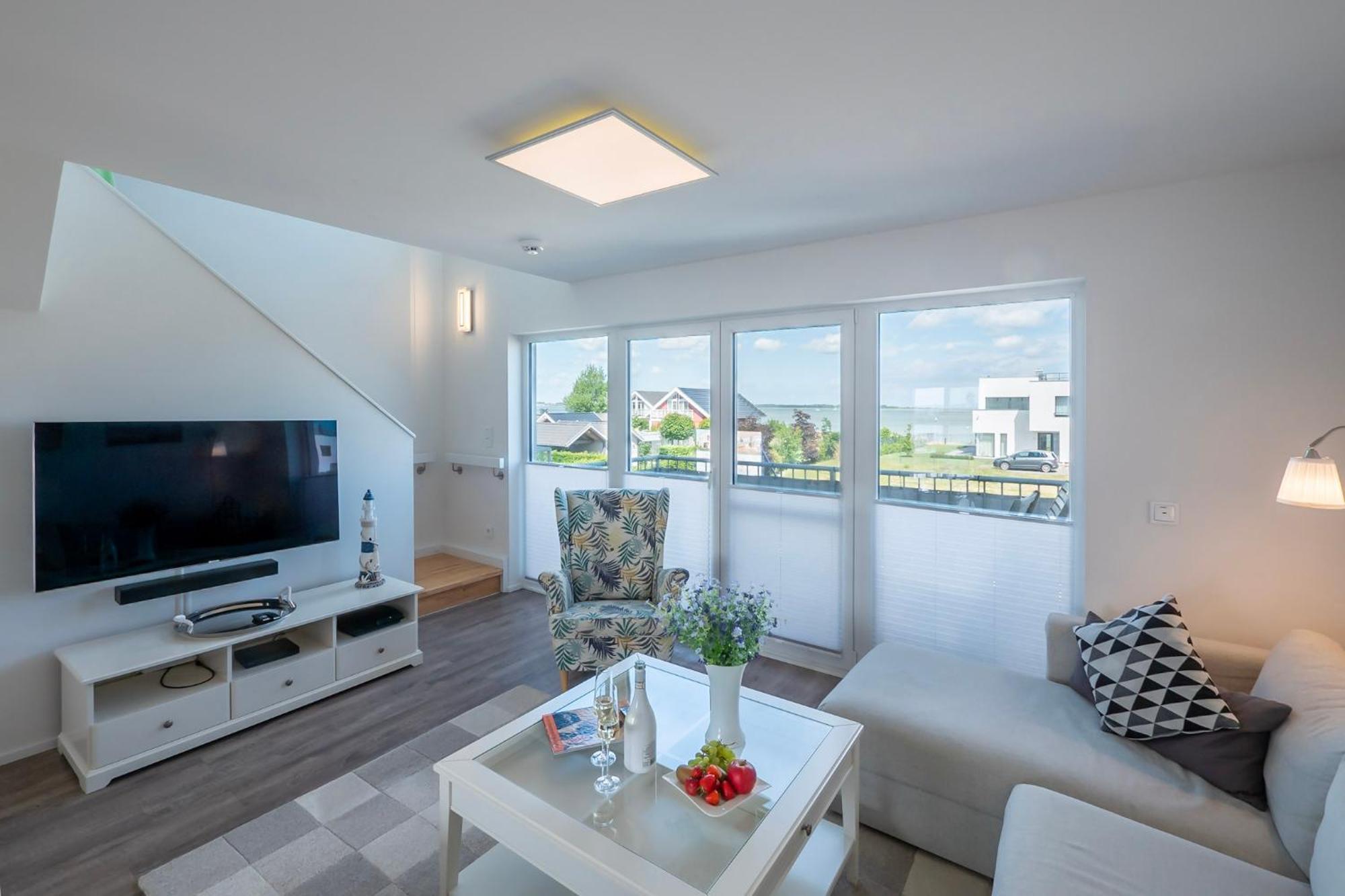 Maisonette Fewo Ostseeflair By Seeblick Ferien Oro, Erste Wasserreihe, E-Saeule Olpenitz Exterior photo
